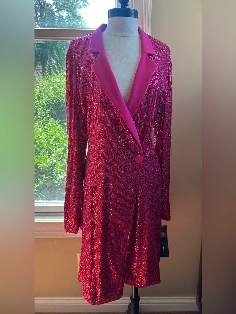 RACHEL Rachel Roy Griffith Tuxedo Mini Dress, New with tags NWT - Picture 3 of 10
